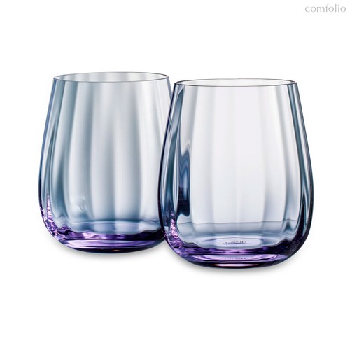 Набор стаканов для виски Moser Оптик 360 мл, 2 шт, александрит, п/к - Moser