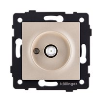 Розетка спутниковая SAT, золотой Kollinger REA-020GD для Aspekt, Eleganz, Reflex - Kollinger