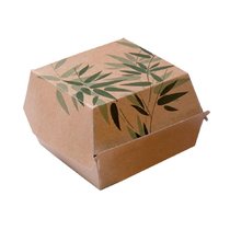 Коробка картонная Feel Green для бургера, 12*12*5 см, 50 шт/уп, Garcia de PouИспания - Garcia De Pou