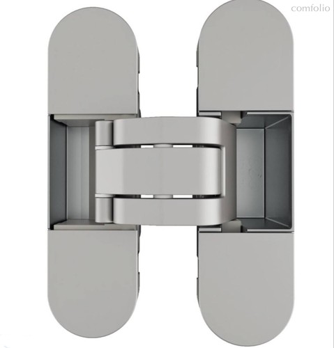 E30200.85.34 Петля скрытой установки AGB ECLIPSE 2.2 (матовый хром) + комплект накладок - AGB