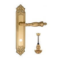 Дверная ручка Venezia Olimpo WC-4 на планке PL96 полированная латунь - Venezia Collezione