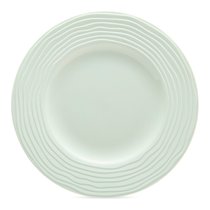 Тарелка обеденная Decor de table Волна 27 см, рельеф, фарфор, мятная
