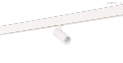 Led св-к для SPACE-Track system, Alpha, DC 48В 10Вт, D50xL160 мм, 796Лм, 36°, 3000К-6000K, управление Tuya Bluetooth, IP20, Ra >90, белый - Donolux