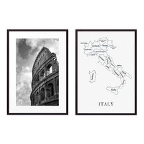 Коллаж Рим №5, 30x40 см - Dom Korleone