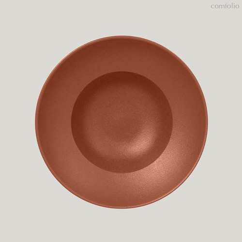 Тарелка Neofusion Terra круглая глубокая, 23 см (медный цвет) - RAK Porcelain