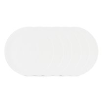 Набор тарелок обеденных Decor de table Плиссе 28,1 см, 6 шт, фарфор костяной, п/к