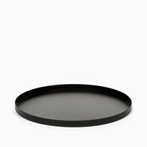 Поднос Round Tray, цвет черный - Cosmo