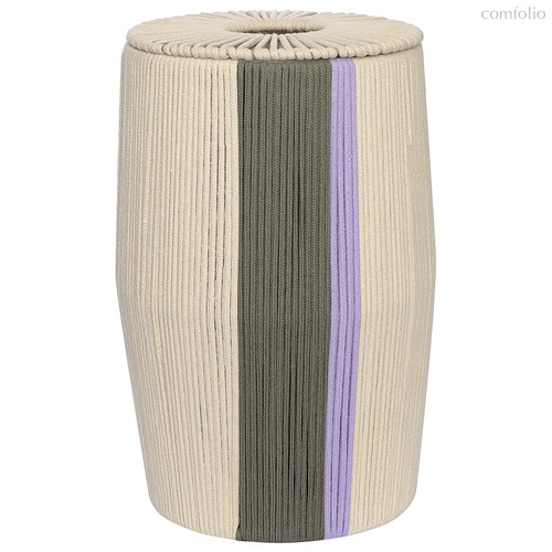 Корзина плетеная Conga Grey из коллекции Ethnic, размер L - Tkano