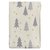 Плед из хлопка с новогодним рисунком Magic forest из коллекции New Year Essential, 130х180 см - Tkano