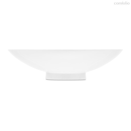 Блюдо на ножке-салатник Decor de table Плиссе 1,2 л, 26,1 см, фарфор костяной, п/к - Decor De Table