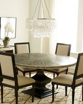 Серебряная люстра Амадей, цвет серебряный - Louvre Home