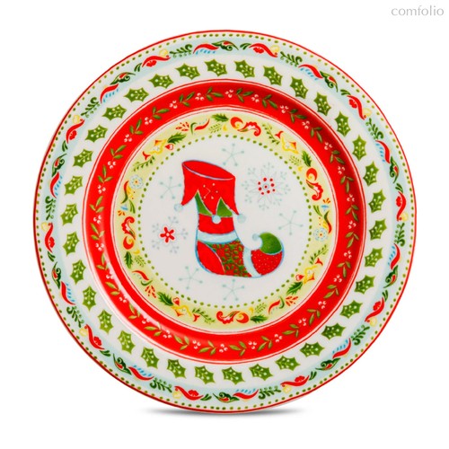 Тарелка десертная Portmeirion Рождественские пожелания 17,5 см, фарфор - Portmeirion