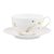 Чашка чайная с блюдцем Mix&Match Home Ирис 200 мл, фарфор - Mix&Match