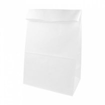 Пакет для покупок без ручек 22+14*37 см, белый, крафт-бумага, Garcia de PouИспания - Garcia De Pou