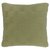 Подушка из хлопка рельефной вязки травянисто-зеленого цвета из коллекции Essential, 45х45 см - Tkano