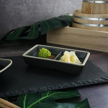 Соусник 44 мл 12*7,2*2,5 см прямоуг. двойной Dark Matt Panasia P.L. Proff Cuisine - P.L. Proff Cuisine