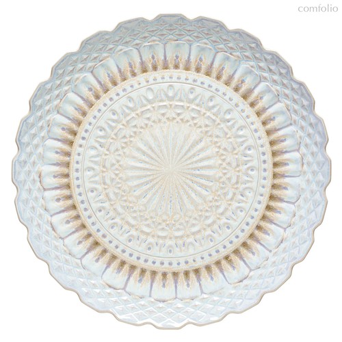 Тарелка круглая Cristal Nacar STP391-NAC (STP391-01117N), 39 см - Costa Nova
