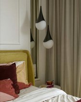 Чёрный подвесной светильник Алто