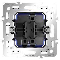 Механизм проходного переключателя одноклавишного 10А, S70 - Voltum