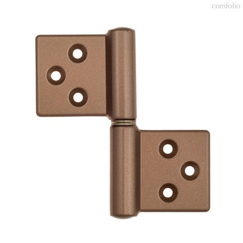 143BV032D_T Петля накладная без врезки ALDEGHI 32x35 коричневая бронза ЛЕВАЯ - Aldeghi Luigi