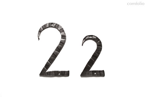 Кованая цифра 2 15 см - Covali