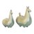 10283 Green Статуэтка LOFT IT Horse (2 штуки) - Loft It