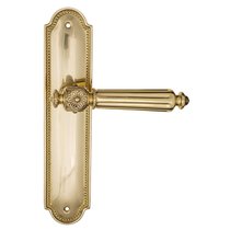 Дверная ручка на планке Fratelli Cattini "TORCELLO" PL248-OLV полированная латунь - Fratelli Cattini