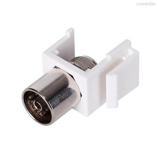 Вставка Keystone с TV коннектором 32554 WT, белый - Rikett