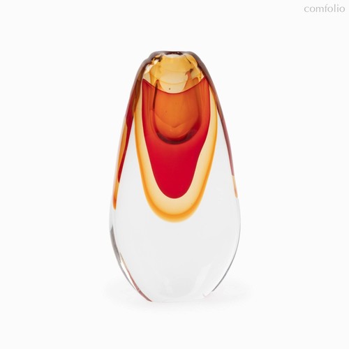 Ваза Bow высота 33, цвет оранжевый - Cosmo