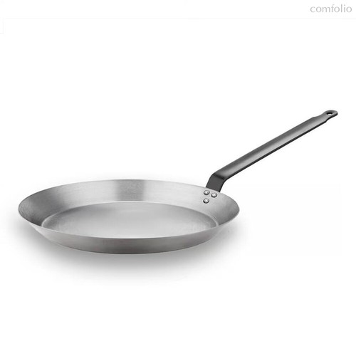 Сковорода для блинов 23,7 см h 2,8 см углеродистая сталь "BLACK IRON" SUNNEX - SUNNEX