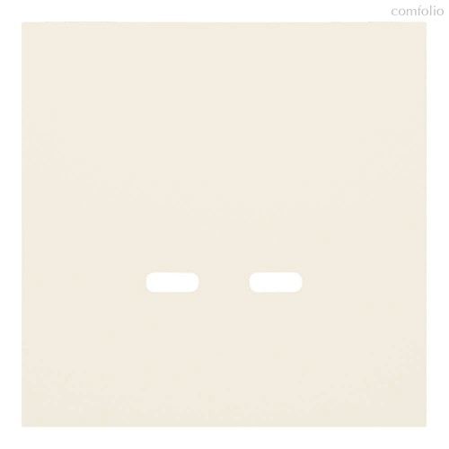 Лицевая панель для USB-зарядного устройства С+С 35675 MC, кремовый сатин - Rikett