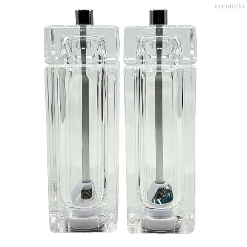 Мельница для перца и соли набор 2 предмета h14,8 см акрил квадрат Соль+Перец P.L. Proff Cuisine - P.L. Proff Cuisine