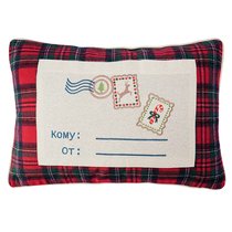 Подушка декоративная Зимняя почта из коллекции New Year Essential, 30x45см - Tkano