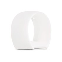 Кольцо для салфетки Narumi Белый декор 4,8х2,4х4,2 см, фарфор костяной - Narumi