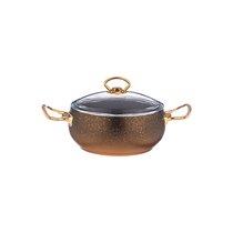 Кастрюля Agness с Антипригар. Покрытием Granite, Серия Mercury, 18x8 см, 1,8Л, Pfoa Free