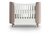 Кроватка KIDI Soft mini cпальное место 60*120 см (бежевый, экокожа) - Ellipse