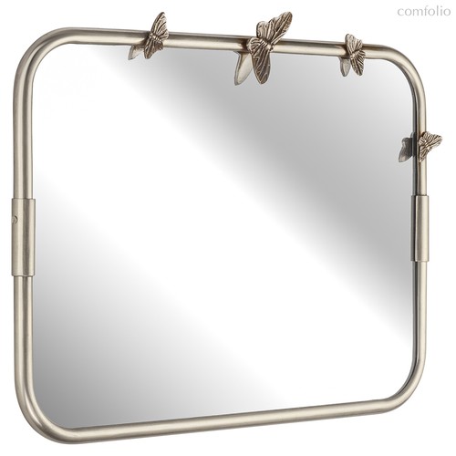 Зеркало настенное БАБОЧКИ (S), цвет Состаренное серебро - Covali