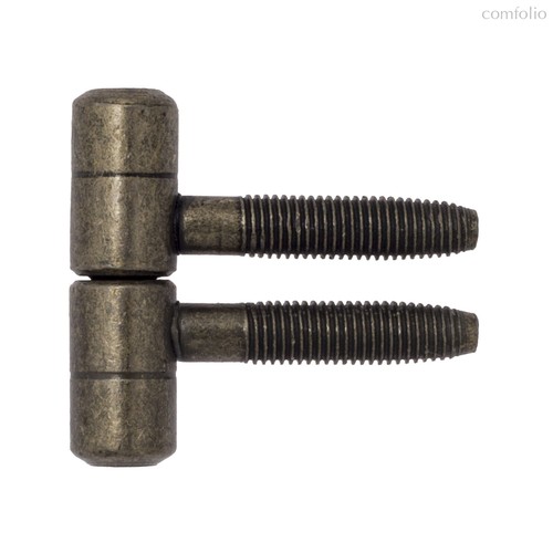 150LDD.01 Петля ввертная Ø14 с плоской пешкой античная бронза (38 kg) - La Florida