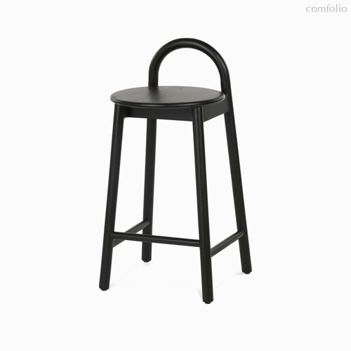 Полубарный стул Circle, цвет черный - Cosmo