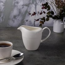 Соусник молочник 260 мл d 8,1 см h9,5 см с ручкой фарфор Neo Silk 6шт., цвет белый - Noble