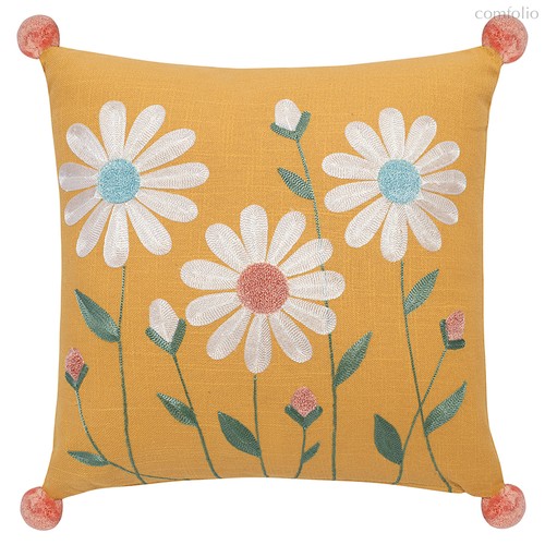 Подушка декоративная Spring daisies из коллекции Easter Essential, 45х45 см - Tkano