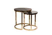Стол журнальный (набор из 2 шт) d60x63/d47x55см - Garda Decor