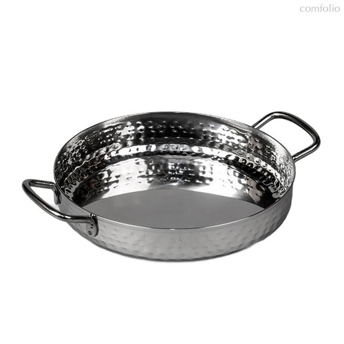 Сковорода для подачи 18 см h3,7 см 700 мл круглая Dents нерж. 2 ручки P.L. Proff Cuisine - P.L. Proff Cuisine