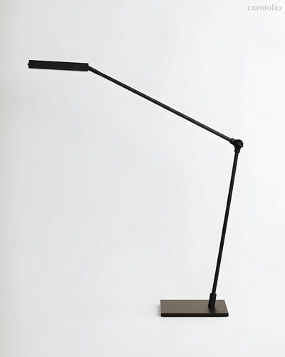 Черная настольная лампа Уве, цвет черный - Louvre Home