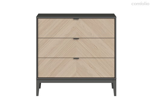 Комод Fjord 3 ящика (темно-серый) - Ellipse