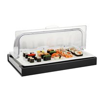 Поднос для выкладки 53*32,5*24,5 см фарфор с пласт. крышкой + бокс с хладогеном SUNNEX - SUNNEX
