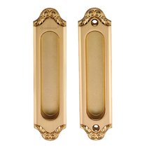 Комплект дверных ручек для раздвижной двери ACANTO S. GOLD (SD) (матовое золото) - Archie