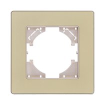 Рамка 1-постовая, золотой Kollinger Eleganz Acryl EA1GD - Kollinger