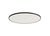 LED Disco светильник накладной, 24Вт, D300хH25мм, 2100Лм, 3000К, IP20, Ra80, черный RAL9005, блок питания в комплекте - Donolux