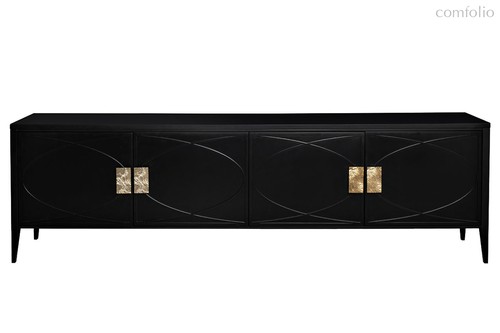 Тумба под ТВ черная 200x60x40см - Garda Decor